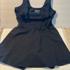 SPANX Black Fit and Flare Mini Dress